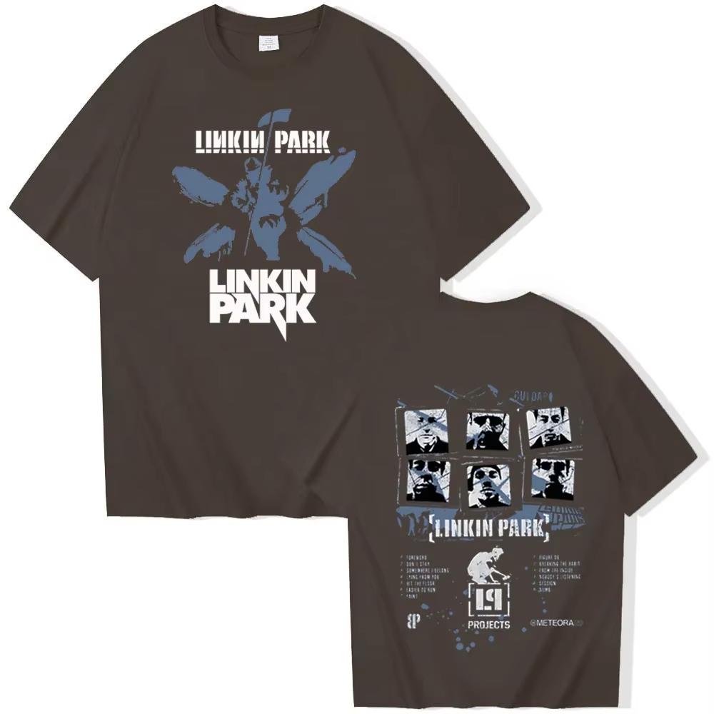 2025 Sommar Ny Linkin-Park T-shirt Herr- och Dam Harajuku O-hals Sommar Casual Skjorta Gåvor Sportkläder Herrkläder