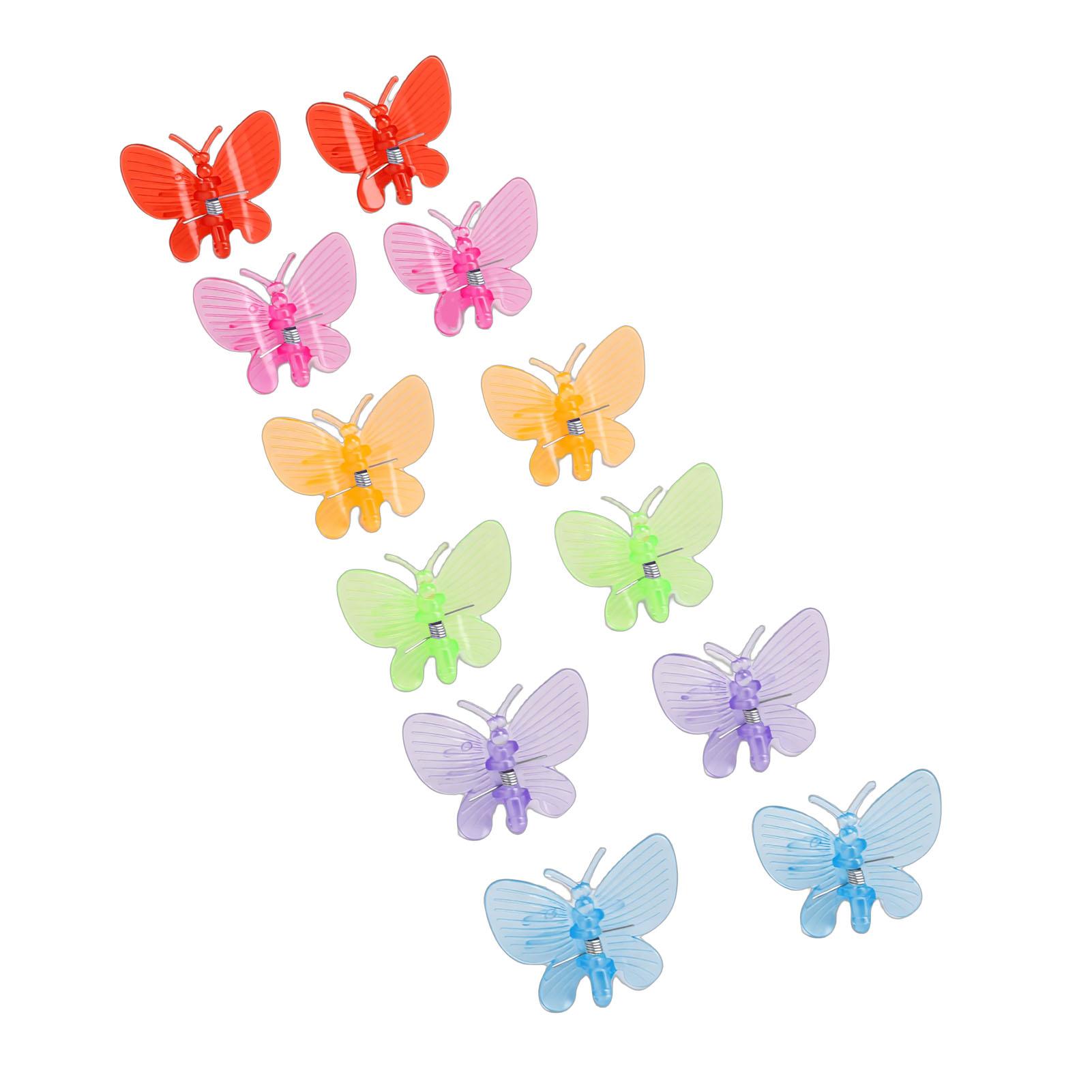 

60pcs Orchid Clamps Multifunctional Plastic Orchid Support Clamps for Plant Vines Stems Multi Color