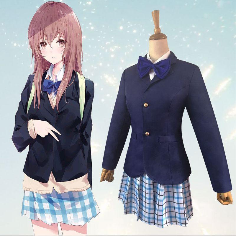 Xinboyuan Cos Sound of the Sound Version Cosplay Costume for Nishimiya Shoko from the Movie, In Stock