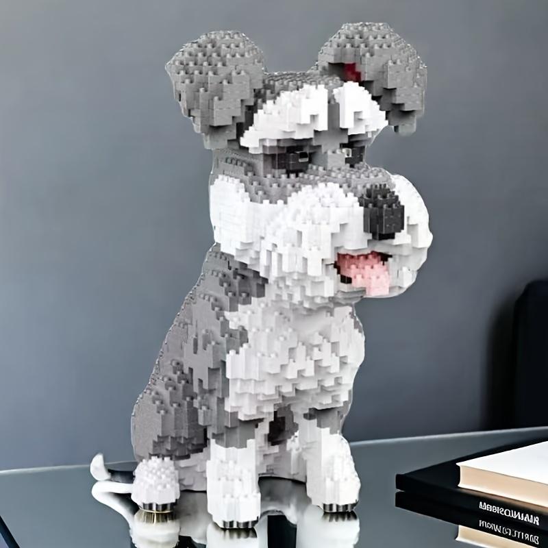 Pudel Bauklötze Sammlung Haustier Hund Blöcke Schreibtisch Wohnzimmer Dekorative Ornamente Geschenk