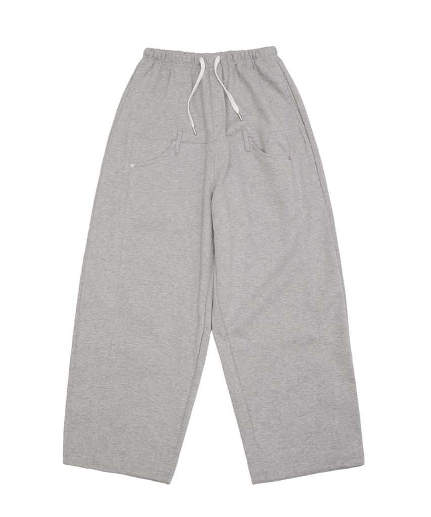 DOUBLE JD Doubleing Wide Sweatpants (Gray)