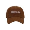 European and American new Brooklyn letter embroidery soft top baseball cap women's face small cap fashion personalized hat
