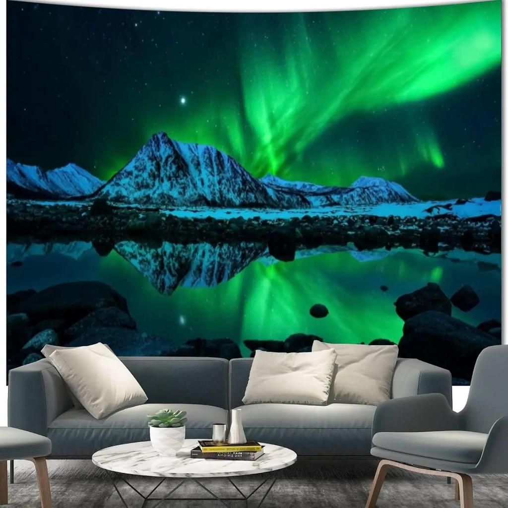 Room Decoration Galaxy Tapestry Bedroom Aesthetic Space Tapestry Mysterious Nebula Wall Hanging Painting Background Living Room