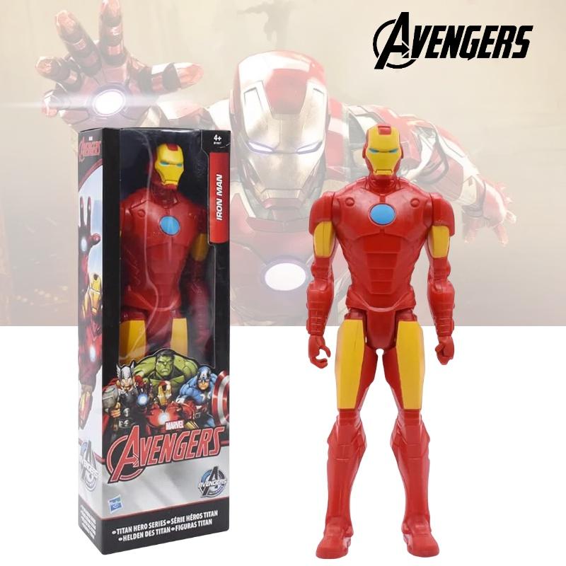 12 Inch Captain America Action Figure Plastic Material 29cm Height New Iron Man Design