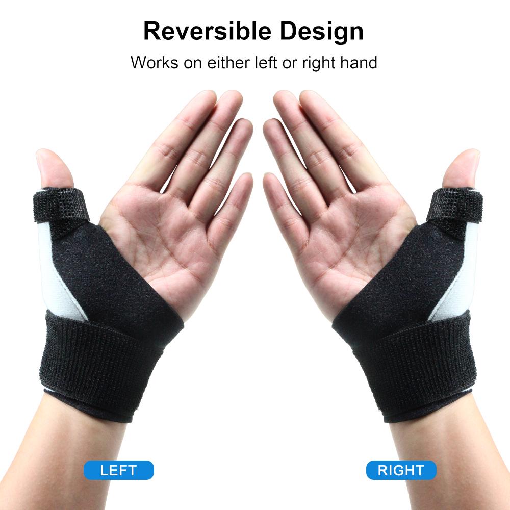 Adjustable Thumb Spica Splint Brace For Trigger Finger Arthritis Cmc Joint Tendonitis Sprains Fits Left Right Hand