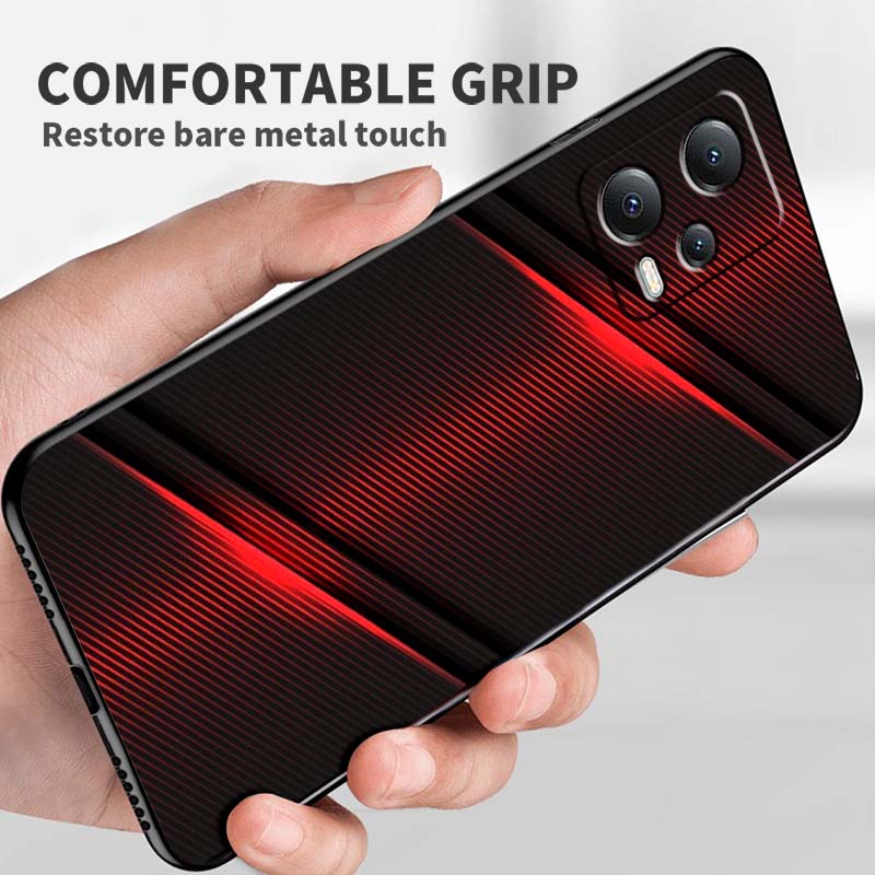 Art colored luminous pattern Phone Case For Xiaomi Redmi Note 15 14 13 12 12S 11E 11 11S Pro Plus 4G 5G Black Soft TPU