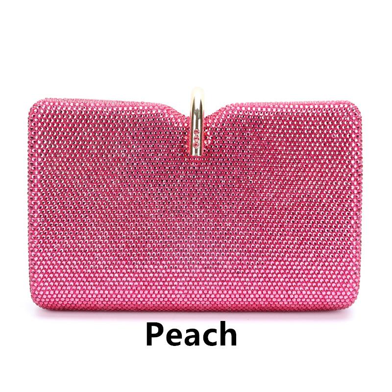 

Crystal Evening Bag Clutch Designer Diamond Women Wedding Dinner Clutch Bag Prom Handbags Animal Diamond Clutch Purse Party Bag 21cmX11cmX5cm