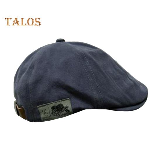 

Унисекс Продвинутая шляпа Винтажная регулируемая шляпа газетчика с короткими полями Однотонная уличная кепка в стиле хип-хоп для мужчин и женщин Осенняя кепка для работы на открытом воздухе для отдыха с козырьком синий