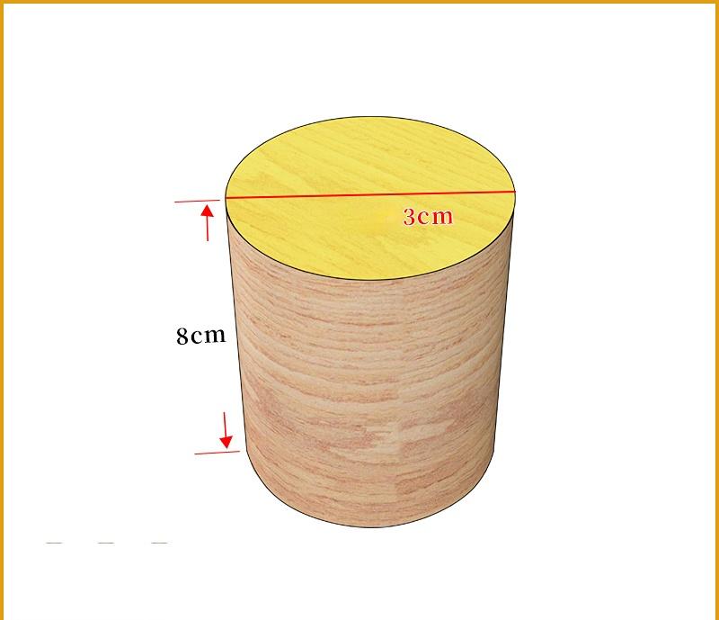 Solid Wood Furniture Heighten Legs Cabinet Sofa Table Chair Bed End Table Feet Mat Furniture Increased Pad Round Pine Wood