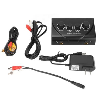 Karaoke Front Effector Compact Portable Digital Line Mixer for DJ Music Company Stage KTV Room