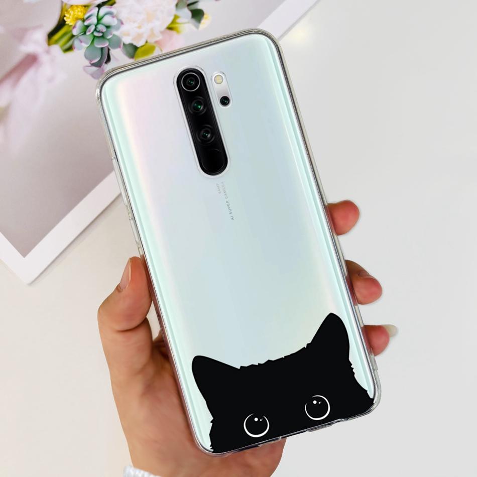 

For Xiaomi Redmi Note 8 Pro Case Redmi Note 8Pro Elegant Printing Soft Silicone Clear TPU Slim Phone Back Cover Redmi Note 8 Pro