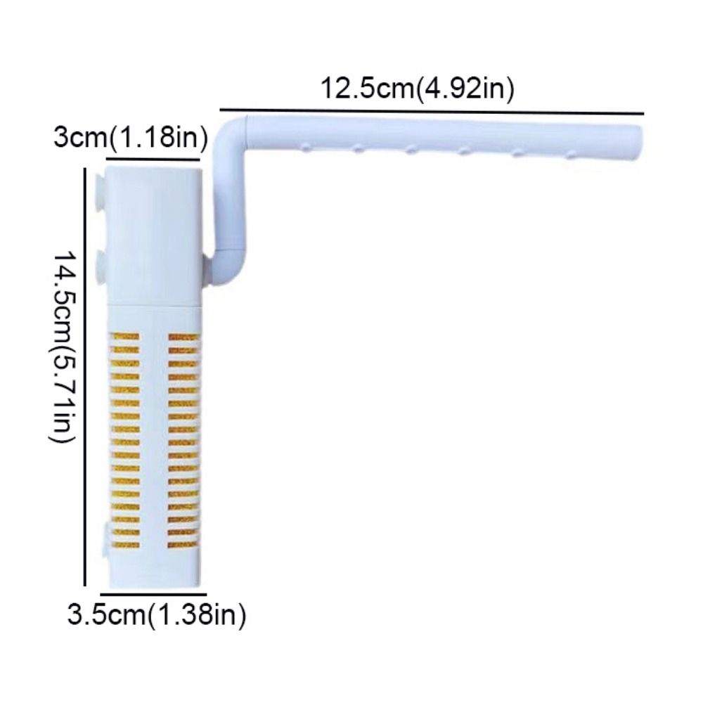 Silent Submersible Aquarium Filter Plastic Aquarium Internal Filter Air Pump Wave Maker  Home