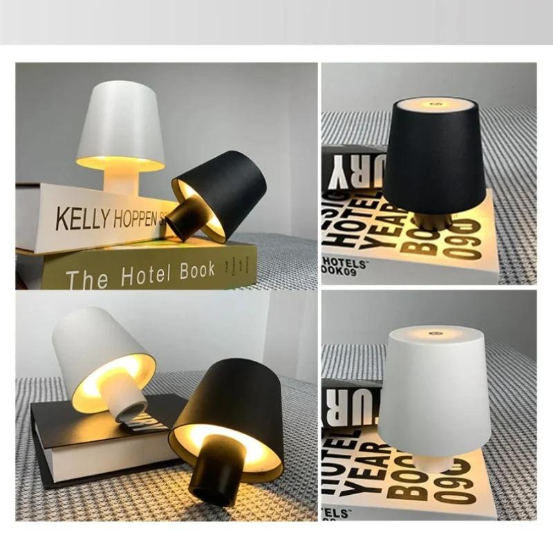 Wireless Table Lamp Wine Bottles LED Bottle Light Outdoor Use Touch Control Desk Light for Restaurants Bars Festival Party