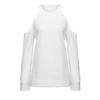 Women Long Sleeve Off Shoulder Color Casual Shirt Easy Blouse Tops