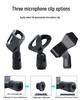 Adjustable Metal Desktop Microphone Stand with Weighted Round Base for Conference, Broadcast & Performance