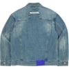 Lee SS25 Indigo Series Button Patch Logo Polo Casual Comfortable Denim Jacket Men jackets Light-Blue LMT010105101291A08395
