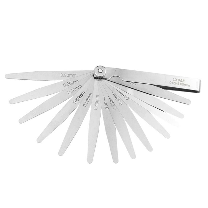 

Набір щупів Метричні та стандартні товщиноміри з нержавіючої сталі Конічні щупи Вимірювальний інструмент