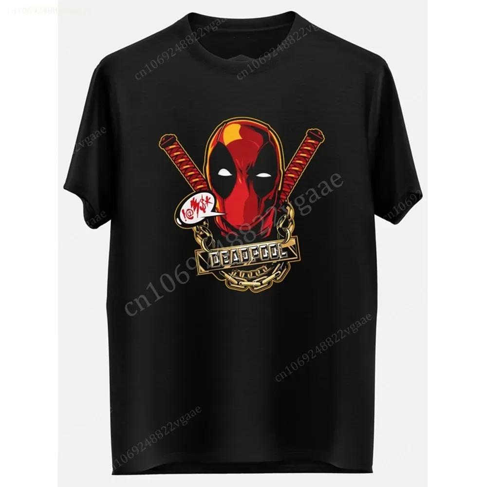2025 New Deadpool T-Shirt X-Men Anime Graphic Print One-Piece Baseball Jacket Men's Casual Fall/Winter Top