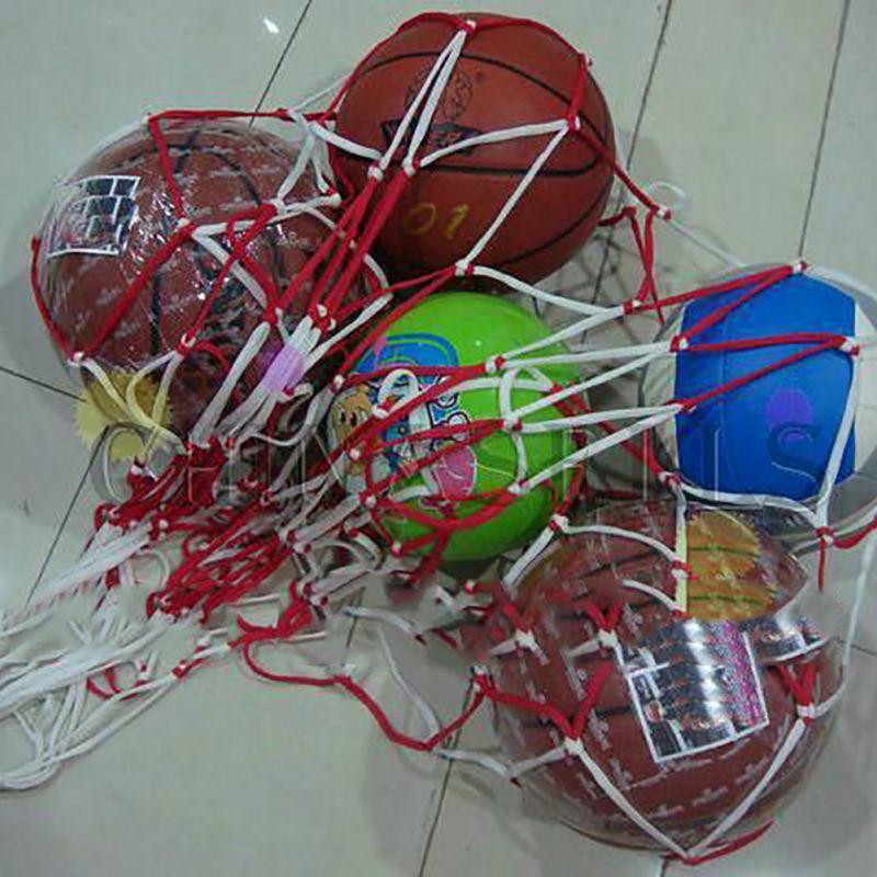Outdoor Sports Soccer Carry Bag Portable Sports Rope Equipment  Ball Mesh Bag Can Hold 10 Balls