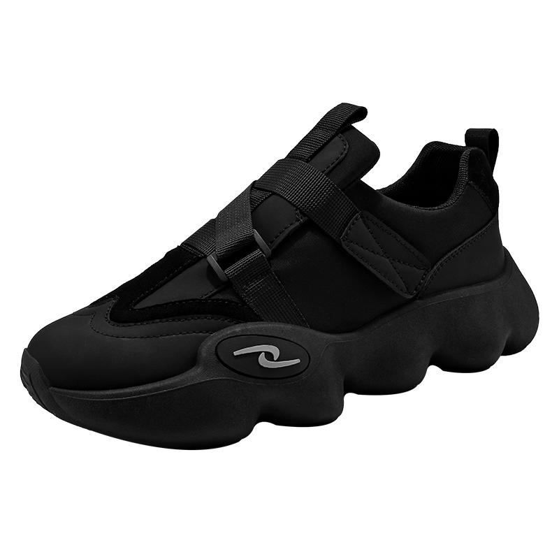 Fashion Black Designer Style Men Shoes Comfortable Men's Thick Platform Sneakers Fashion Casual Sports Trainers Tenis Dad Shoes