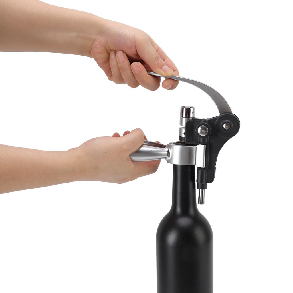 9-teiliges Weinöffner-Set Korkenzieher Weinflaschenöffner mit Folienschneider Weinausgießer Stopfen Extra-Spirale