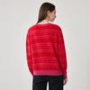 Zhaojun Fair Isle Jacquard Wool Sweater for Women