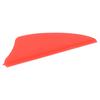 50 Pcs Feather Fletching Light Weight Shield Arrow Fletches DIY Arrow Feathers Fletches for Outdoors Archery Red