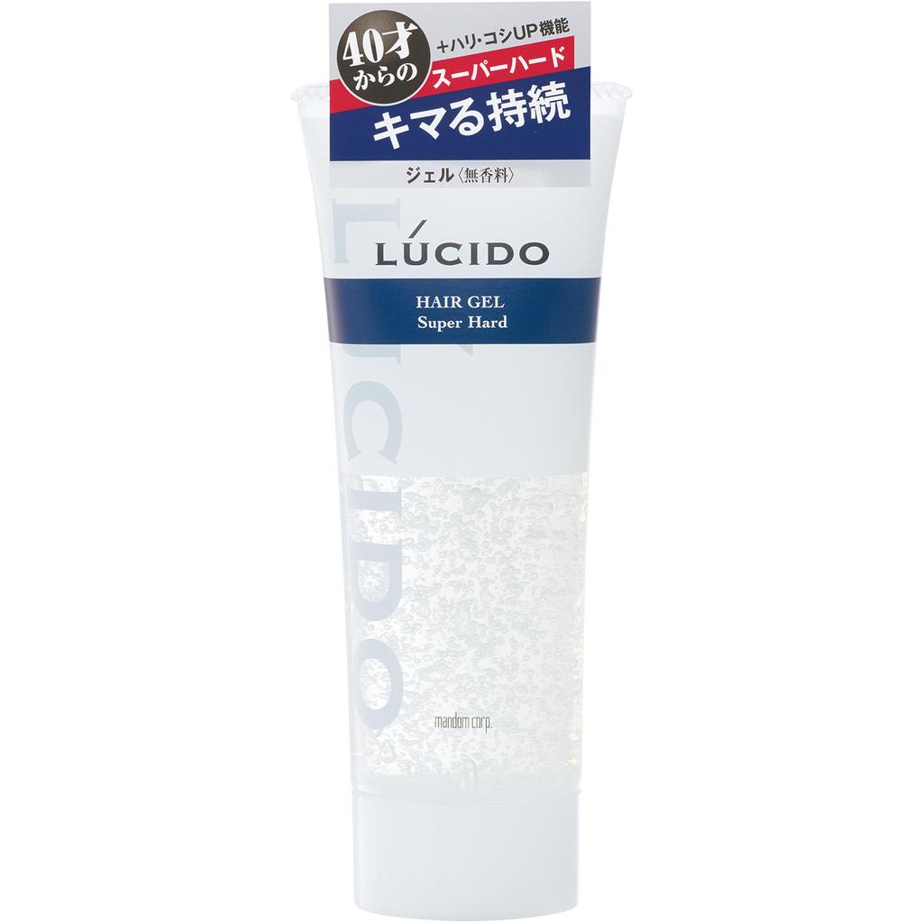 LUCIDO Super Hard Hair Gel 160g - Long-Lasting Strong Hold Styling Gel