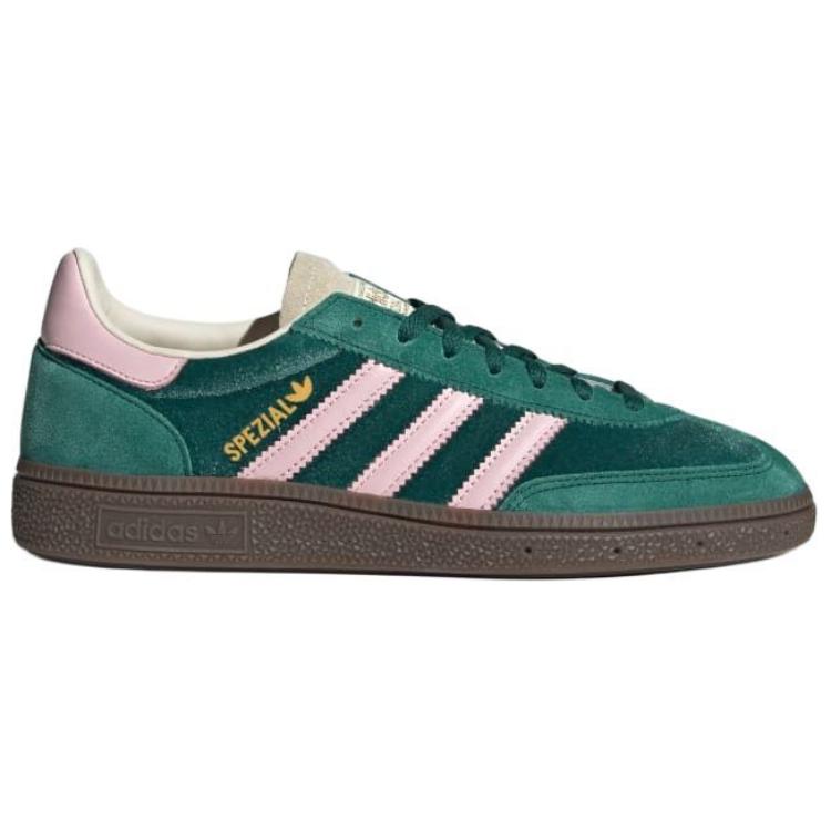 New Adidas Originals Handball Spezial Green Pink Velvet Women's JI2648