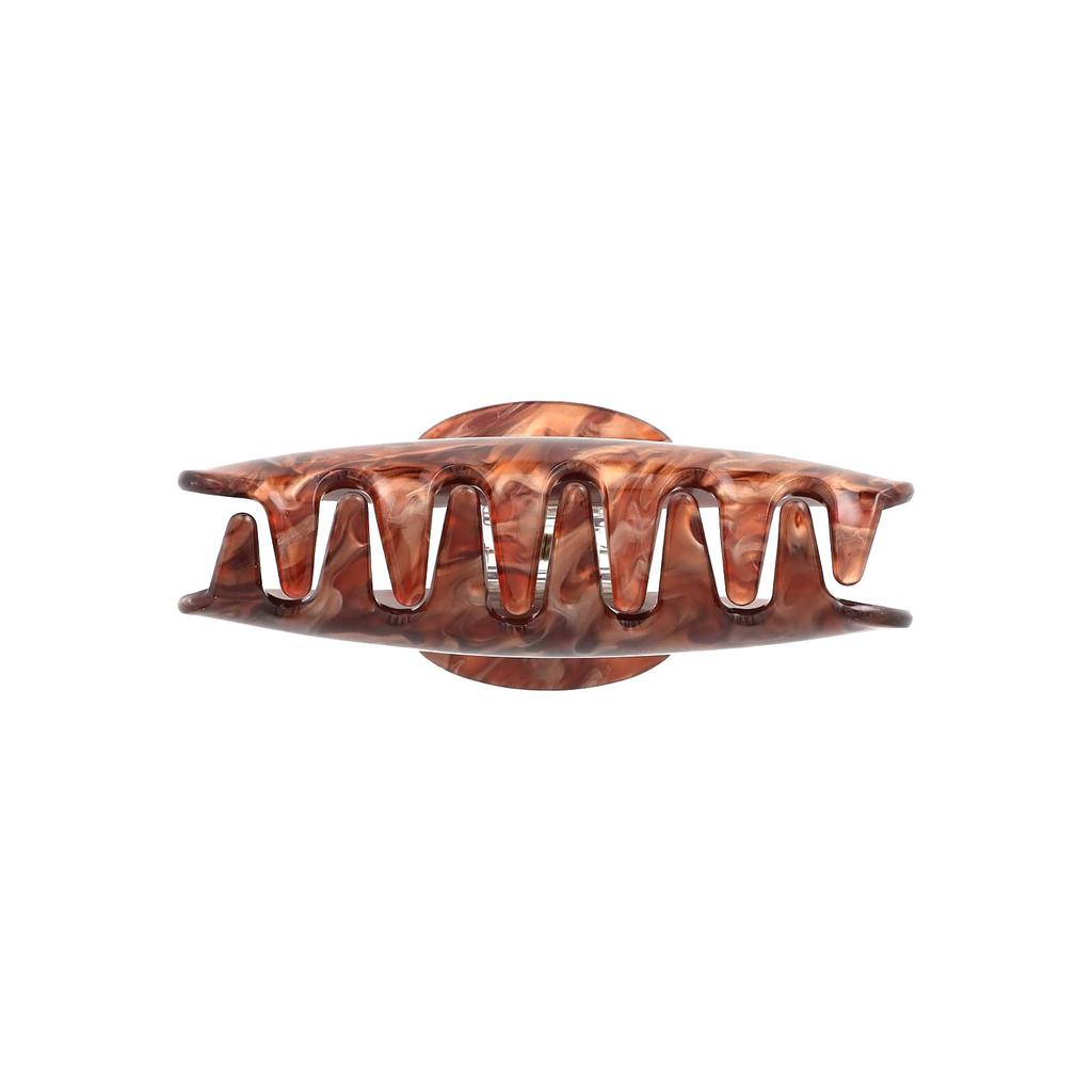 Kitsch Marble Claw Clip, Brunette, 1 Clip