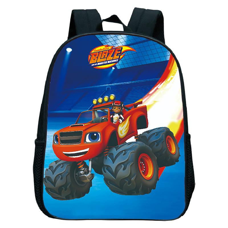 Blaze and the Monster Machines Backpack for Preschool Boys Girls Waterproof Children School Bags Kids Kindergarten Rucksack Gift