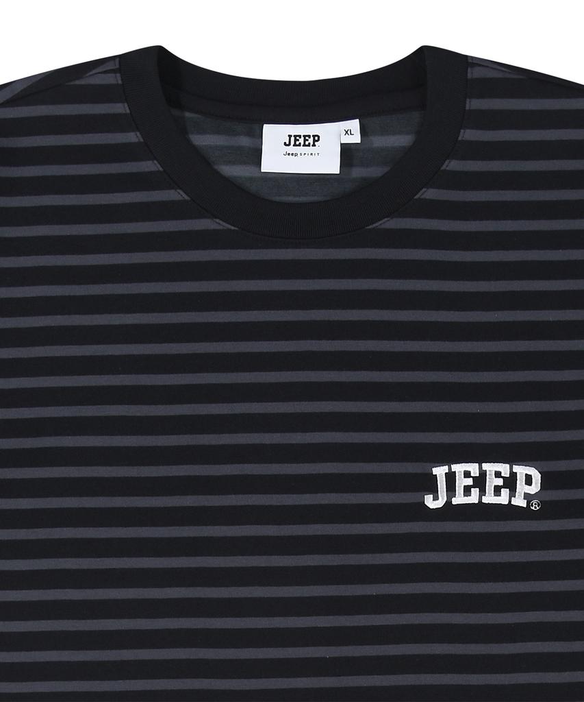 JEEP Jeep Striped Short Sleeve T-Shirt (Jr5Tsu122Dg)