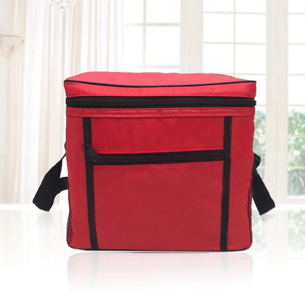 Izolowana Torba na Lunch Tkanina Oxford Przenośna Torba Piknikowa Zamknięcie na Zamek Błyskawiczny Pudełko na Kanapki Przechowywanie Napojów Do Szkoły Pracy Lód
