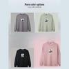 TRIES Men's Chinese Ink Floral Print Round Neck Sweatshirt