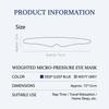 Weighted Sleep Mask Cooling Ice Silk Light Blocking Eye Blindfold Dual-Sided Breathable Eye Cover for Men Women Travel