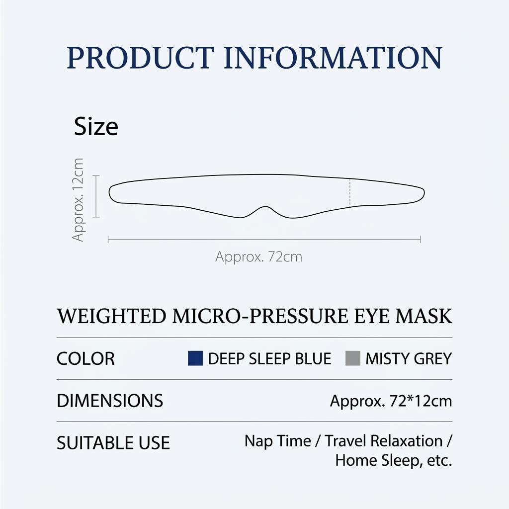 Weighted Sleep Mask Cooling Ice Silk Light Blocking Eye Blindfold Dual-Sided Breathable Eye Cover for Men Women Travel