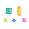 DIY Educational Toys Plastic Magnetic Building Blocks For Children Transparent & Macaron Colors 10PCS