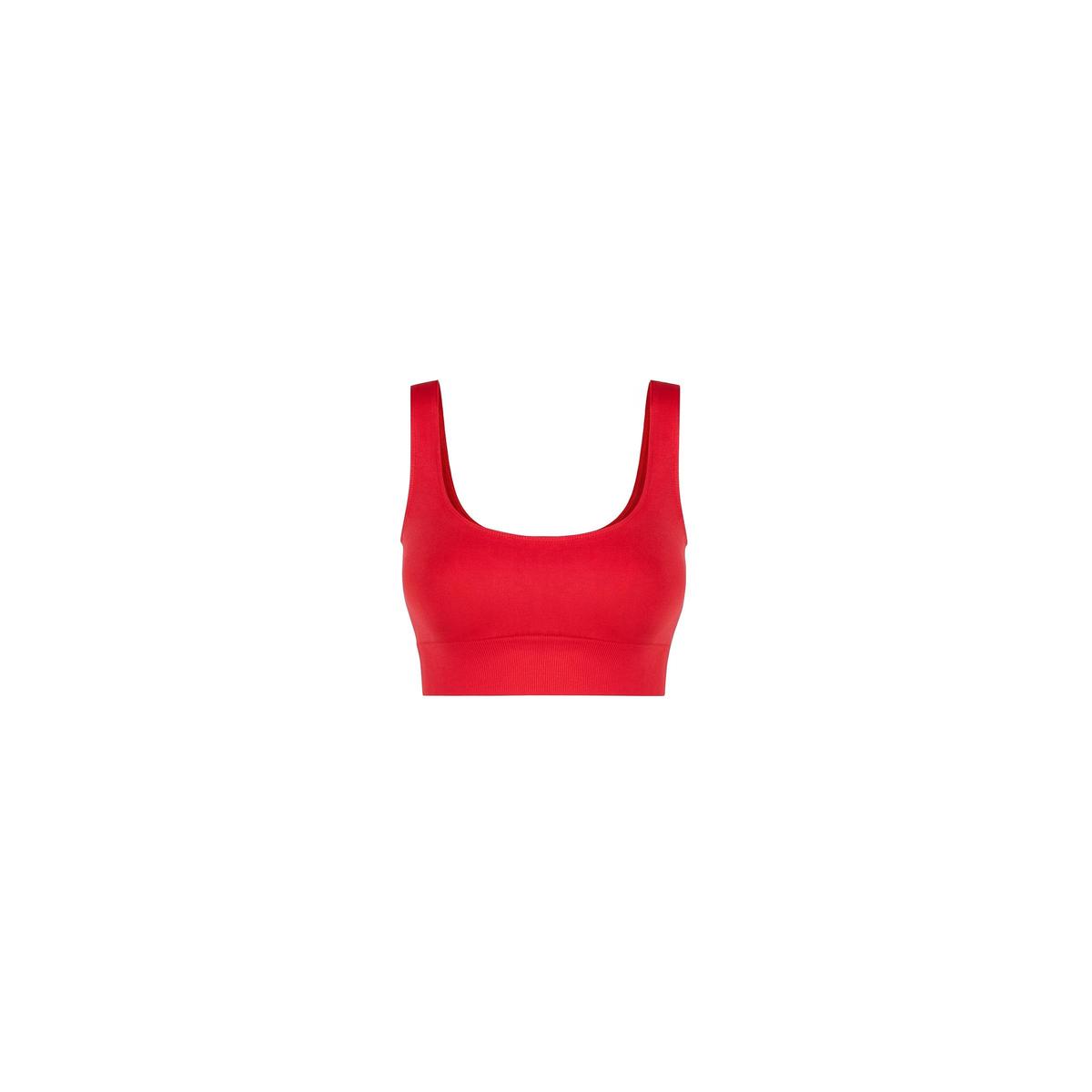

Seamless Red Sports Bra | Stylish and Comfortable Activewear Top XS/S червоний