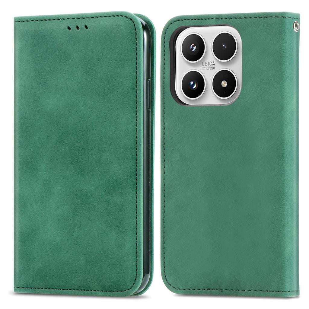 For Xiaomi 17 Leather Case with Card Holder Magnetic Absorption Phone Cover