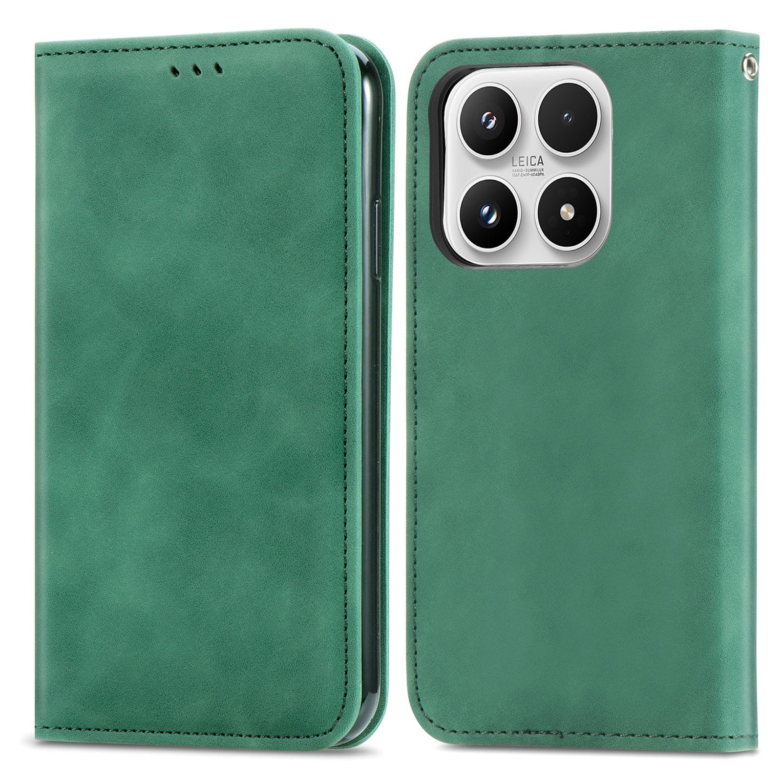 For Xiaomi 17 Leather Case with Card Holder Magnetic Absorption Phone Cover