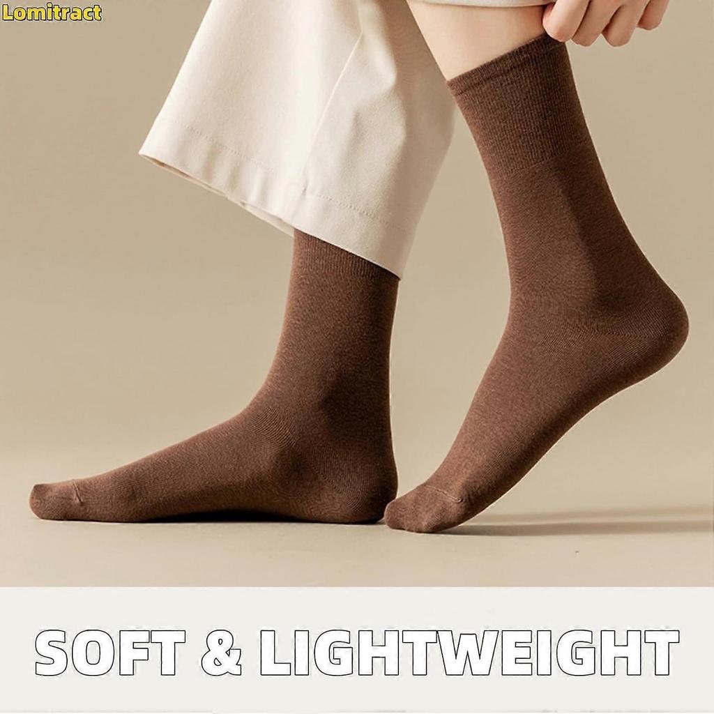 High Quality Brand New  Organic Cotton Thin Mid Calf Socks (Women 5-10)