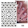 1PCS Sakura Nail Stickers Dandelion Nail Art Decoration Nail Decals Tulip Self-adhesive Flowers Stickers Press On Nails Stickers