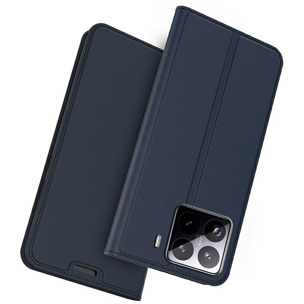 For Xiaomi 15 Pro Case PU Leather Phone Cover with Card Holder Stand