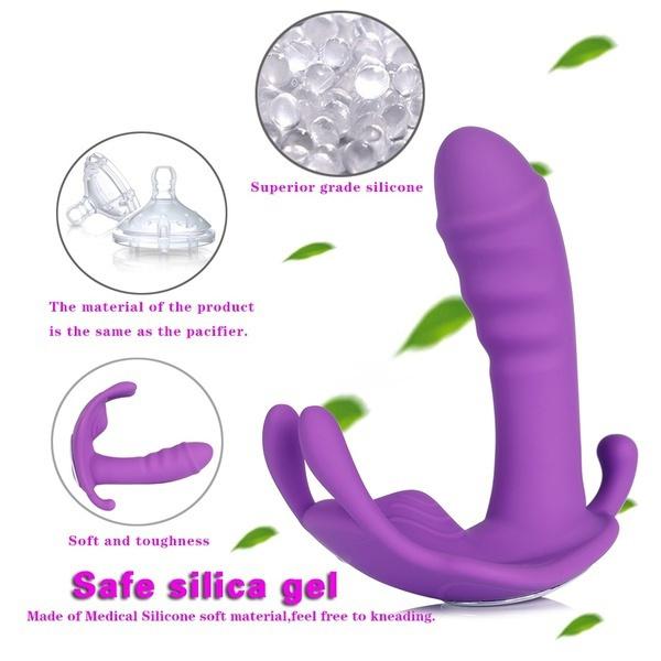 Vibromasseur gode culotte à distance vibrateur Anal papillon portable stimulateur d'anus Vaginal pour Masturbation féminine jouets sexuels