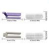 24Pcs Hair Root Perm Rods Bars Curlers With Clips & Rubber Bands Salon Nylon Hook & Loop Hair Rollers Set Hair Styling Tools