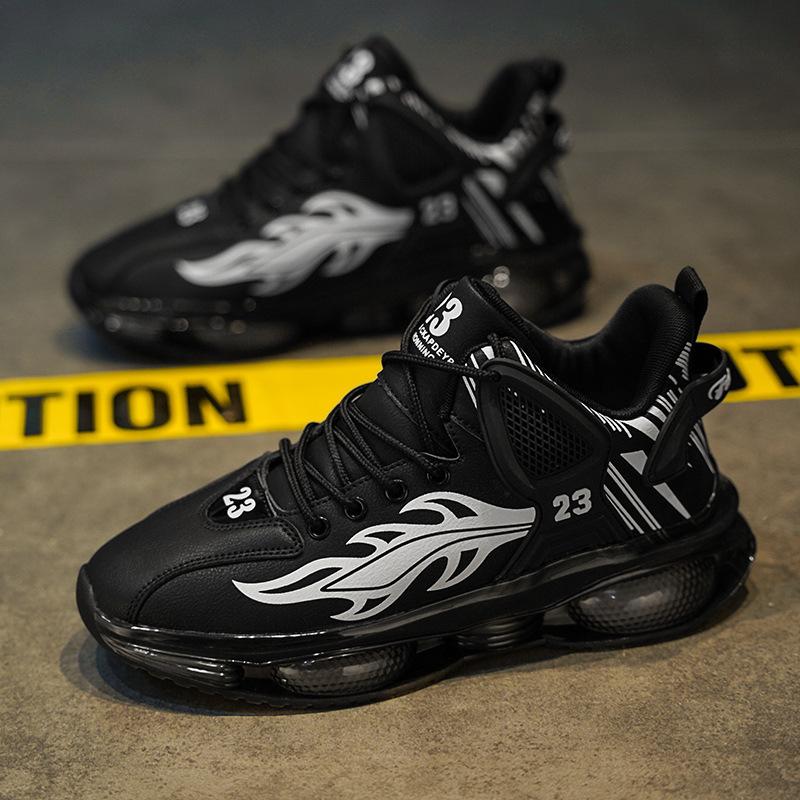 Spring and Autumn New Men's Shoes 2025 Sports Shoes Men's Casual Running Shoes Men's Thick Soles Increase Height and Shock Absorption Dad Trendy Shoes