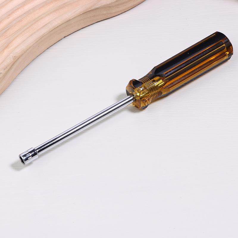 4/5/5.5/6/7/8/9/10/11/12/13/14Mm Hex Socket Head Handle Crv Shaft Nut Screwdriver Nut-Wrench M3 M4 Screwdriver Casing Batch Hand