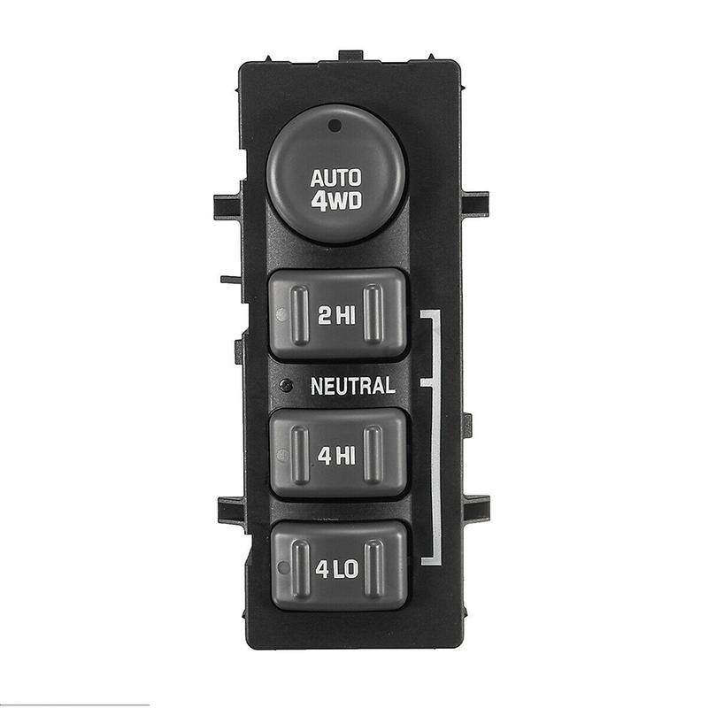 4WD 4x4 Transfer Case Button 4 Wheel Drive Control Switch for Chevrolet Silverado Suburban Tahoe GMC Sierra Yukon 15709327