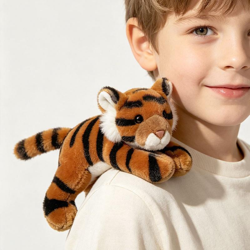 Animal Zoo Shoulder Plush Toy Squirrel Dinosaur Magnet Collectible For Kids And Fans