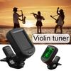 Electronic Clip-On Digital Guitar Tuner LCD Screen for Violin Bass Ukulele Chromatic Tuning Modes Bass Instruments Accessor T2Y5